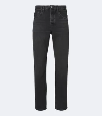 Frame Denim Mid-rise straight jeans