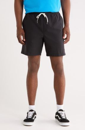 Vans Range Relaxed Water Resistant Sport Shorts in Black at Nordstrom, Size Xx-Large