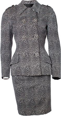 Versace Gianni Versace Couture double breasted blazer and skirt