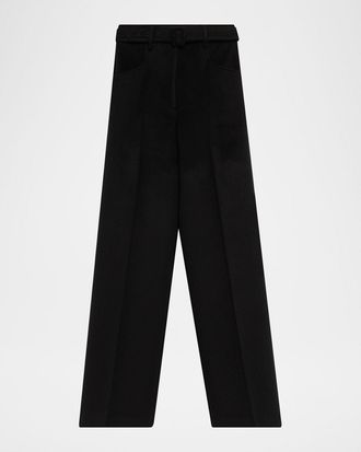 Gabriela Hearst Norman Belted Pants