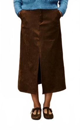 FRNCH Glaieul Ice Skirt In Brown