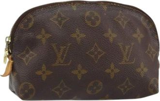 Louis Vuitton Pre-owned Clutches, female, Brown, Size: ONE SIZE Pre-owned Vintage Canvas Clutch