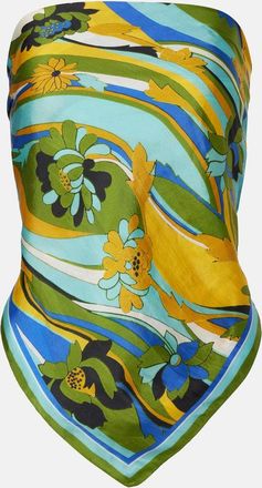 CHRISTOPHER ESBER Sciarpa in seta con stampa floreale