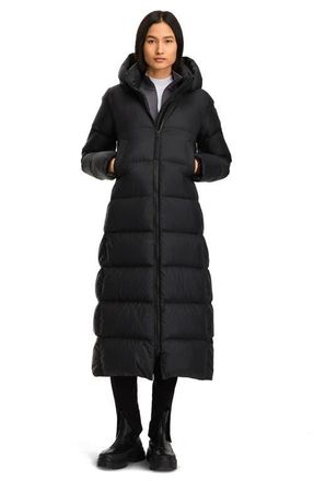 Canada Goose Mystique Tonal Label 750 Fill Power Down Long Puffer Coat in Black at Nordstrom, Size Xxx-Large
