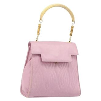 Fendi Pre-owned Vintage Hand Bag - Dames - Vintage Handtas - Roze - ONE Size - Leer - Vintage
