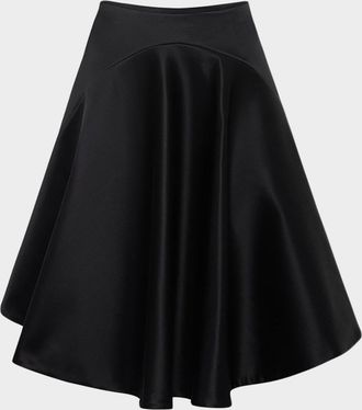J.W.Anderson Tipped Hem Satin Skirt