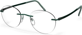 Silhouette The Dawn Eyeglasses - unisex - Brillen - Groen - 54 MM - Accessoires