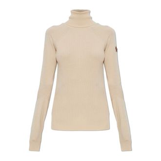 Moncler Grenoble Apres-Ski Turtleneck - Knitwear - Mujer - Beige - XS