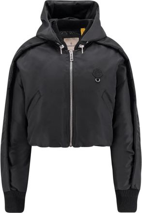 Moncler Willow Smith Jas met Iconisch Detail - Dames - Gewatteerde jassen - Zwart - M - Polyester - Jassen