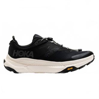 Hoka One One Womens Transport Wide Sneakers In Black Alabaster