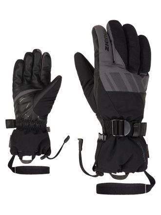 Ziener Skihandschuhe ZIENER GHALION-Z AS glove man, Herren, Gr. 8,5, schwarz (schwarz.magnet), Materialmix, Handschuhe Skihandschuhe