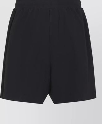 Yohji Yamamoto mens woven shorts back pocket design
