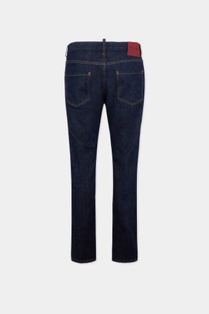 Dsquared2 Mid-Rise Straight-Leg Jeans - Navy