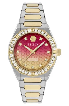 Philipp Plein Plein Deluxe Two-Tone Bracelet Watch, 36mm in Two Tone at Nordstrom