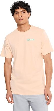 Hurley Fern Gradient Short Sleeve Mens T Shirt Candy Pink : 2XL, Cotton