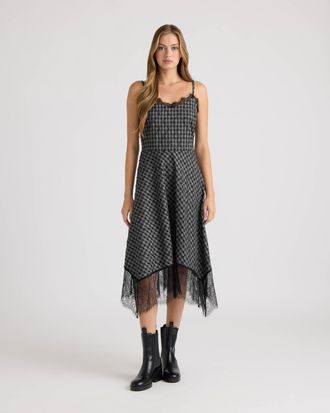 NVLT Womens Plaid Dress