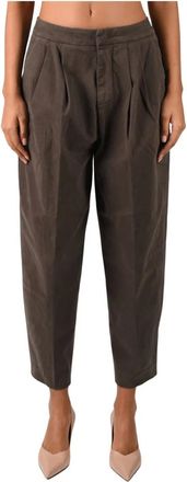 Dondup Pantaloni a gamba larga - - Trousers - Donna - Marrone - W29