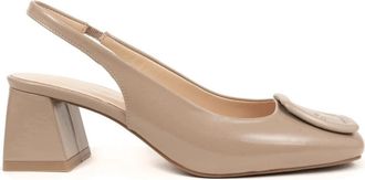 Sergio Moretti Sm 6020 Pomp - Dames - Pumps - Beige - 39 EU - Leer - Schoenen