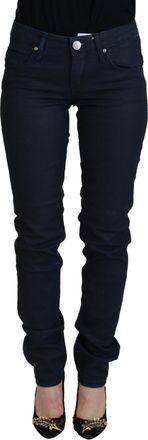 Acht Womens Skinny Jeans - Dark Blue Cotton - Size 26 (Waist)