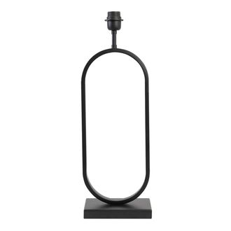 Light & Living L&aacute;mpara De Mesa - Jamiri - Negro - Metal - - Light&living