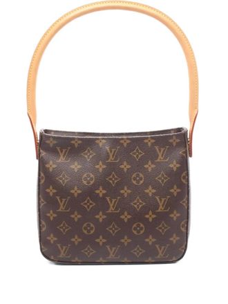 Louis Vuitton 2003 Looping MM shoulder bag - women - PVC/Calf Leather - One Size - Brown