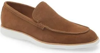 Vittorio Russo Alto Loafer in Silk Suede Brown at Nordstrom Rack, Size 10.5