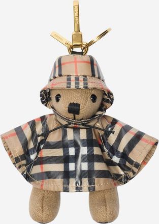 Burberry Beige Charm Key Holder