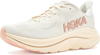 Hoka One One Clifton 10 Womens Shoes Alabaster/Rose Gold : 10.5 B - Medium