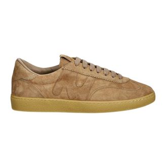 Msgm Msgm, Schoenen, Dames, Bruin, 40 EU, Leer, Suede Sneakers