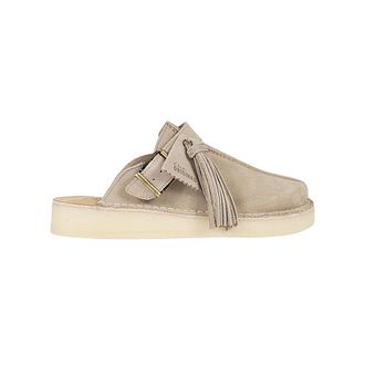 Clarks Loafers - Dames - Slip ons - Beige - 39 EU - Su&egrave;de - Schoenen