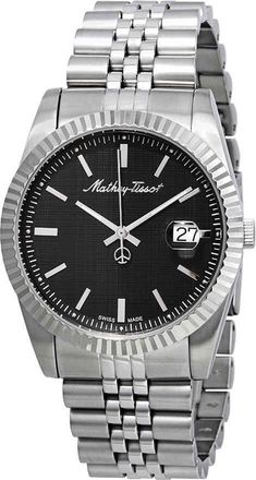 Mathey-Tissot Mathey III Quartz Black Dial Mens Watch H810AN