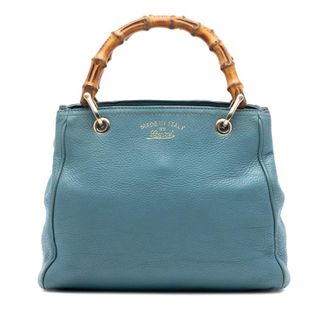 Gucci Pre-owned Gucci Small Calfskin Bamboo Shopper Satchel Ladies JJ9SJVPFARUE24QL