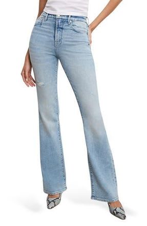 Good American Good Classic High Waist Bootcut Jeans in Indigo960 at Nordstrom Rack, Size 15