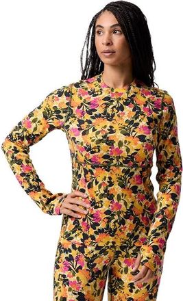 Backcountry Cedars Rws Merino Mid-Wt Baselayer Crew Top - Womens in Wild Floral Print at Nordstrom, Size X-Small