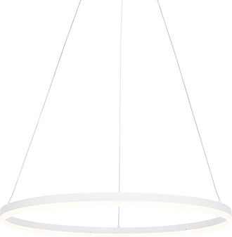 QAZQA Lámpara colgante de diseño blanca en 3 pasos