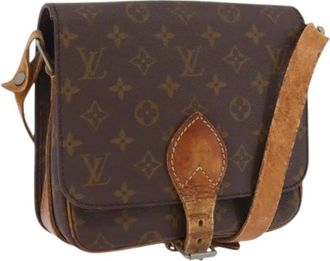 Louis Vuitton Pre-owned Cross Body Bags, female, Brown, Size: ONE SIZE Pre-owned Vintage Monogram Shoulder Bag