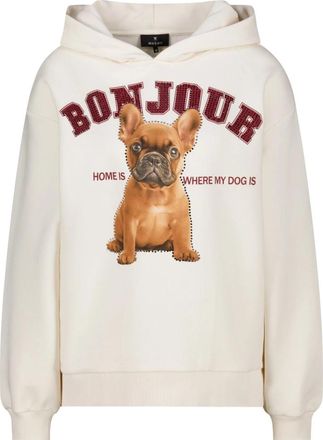 Monari Hoodies - Dames - Hoodies - Beige - M - Katoen - Hoodies & sweatvesten
