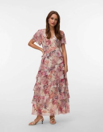 Vero Moda Vestito a strati color betulla-Neutro