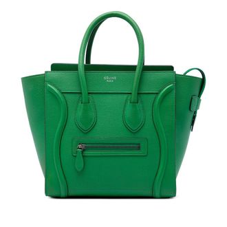 Celine Pre-owned Celine Micro Drummed Calfskin Luggage Tote Ladies 8ZUSNIJ43TTOOQ1W