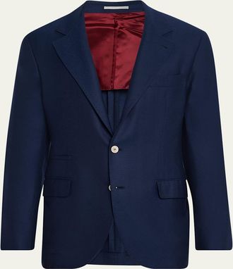 Brunello Cucinelli Mens Cashmere Single-Breasted Sport Coat