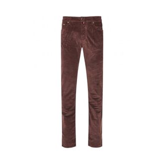 Jacob Cohen Slim-fit Trousers, male, Red, Size: W32 Jum_Qe004 Slim-fit Trousers