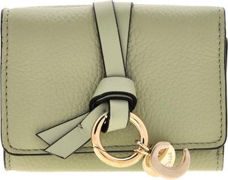 Chloé Alphabet Leather Tri-Fold Wallet