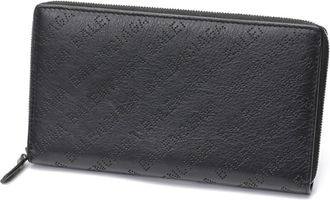 Balenciaga Black Leather Coin Purse/Coin Case (Pre-Owned)