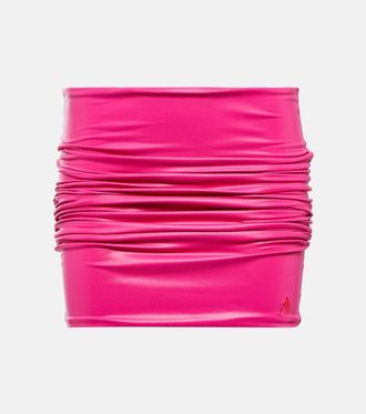 The Attico Minigonna in lycra con ruches
