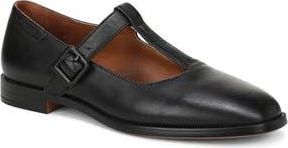Franco Sarto Kenley T-Strap Flat in Black at Nordstrom Rack, Size 9.5