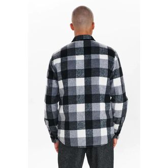 Anerkjendt Geruite Lumber Jacket - Heren - Zomerjassen - Grijs - S - Katoen - Jassen