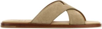 Churchs Ockley Slide - Dames - Sandalen - Beige - 39 1/2 EU - Leer - Schoenen