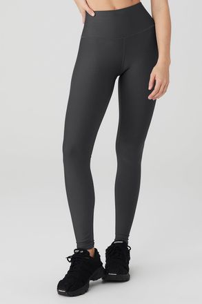 Alo Yoga | High-Waist Airlift Legging in Anthracite Grey, Size: Medium