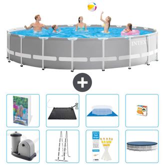 Intex Piscina Prism Frame Redonda - 610x132 Cm - 9-piezas S559