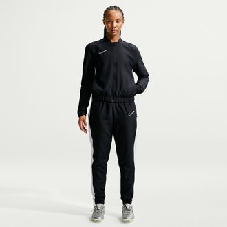 Nike Womens Academy Dri-FIT Woven Soccer Tracksuit in Black | HQ5113-010